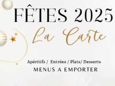 NOTRE CARTE FÊTES 2025 EST DISPONIBLE !